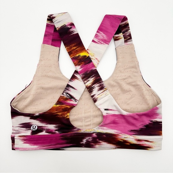 Lululemon All Sport Bra III Pigment Wind Berry Rumble Multi - Picture 5 of 11